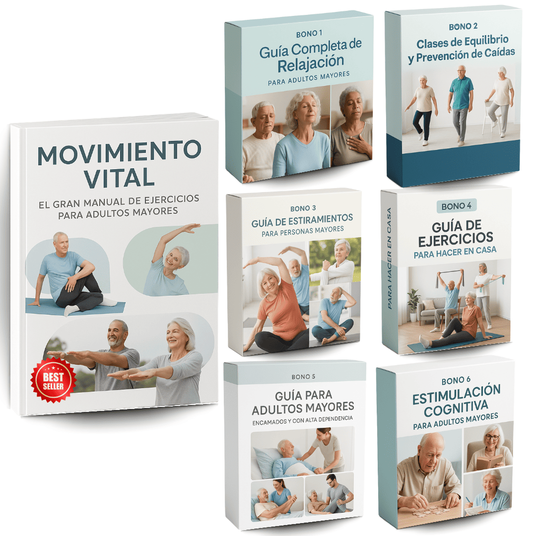 Movimiento Vital: El Gran Manual de Ejercicios para Adultos Mayores + BONOS